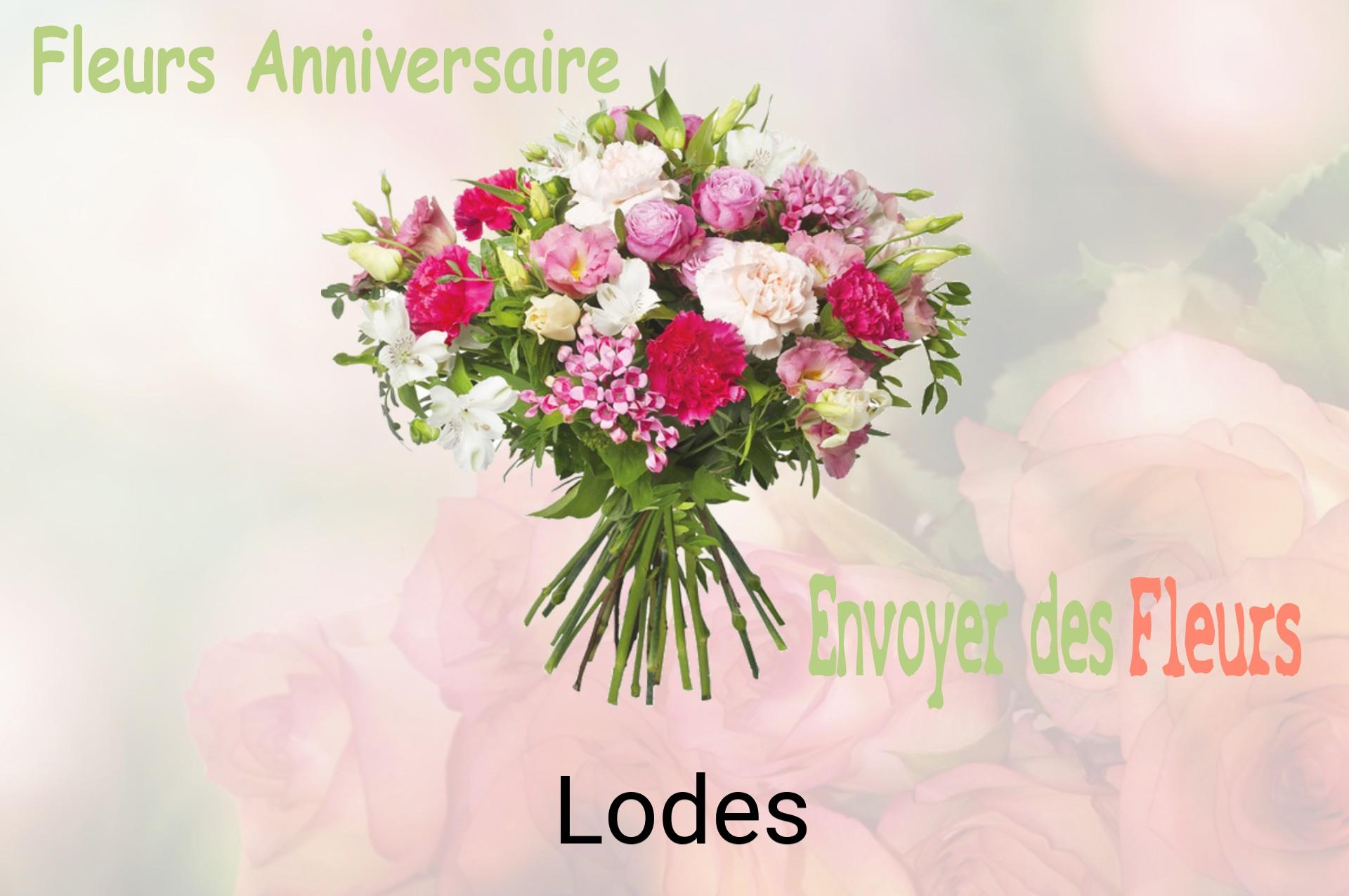 Bouquet de fleurs d’anniversaire livré à Lodes